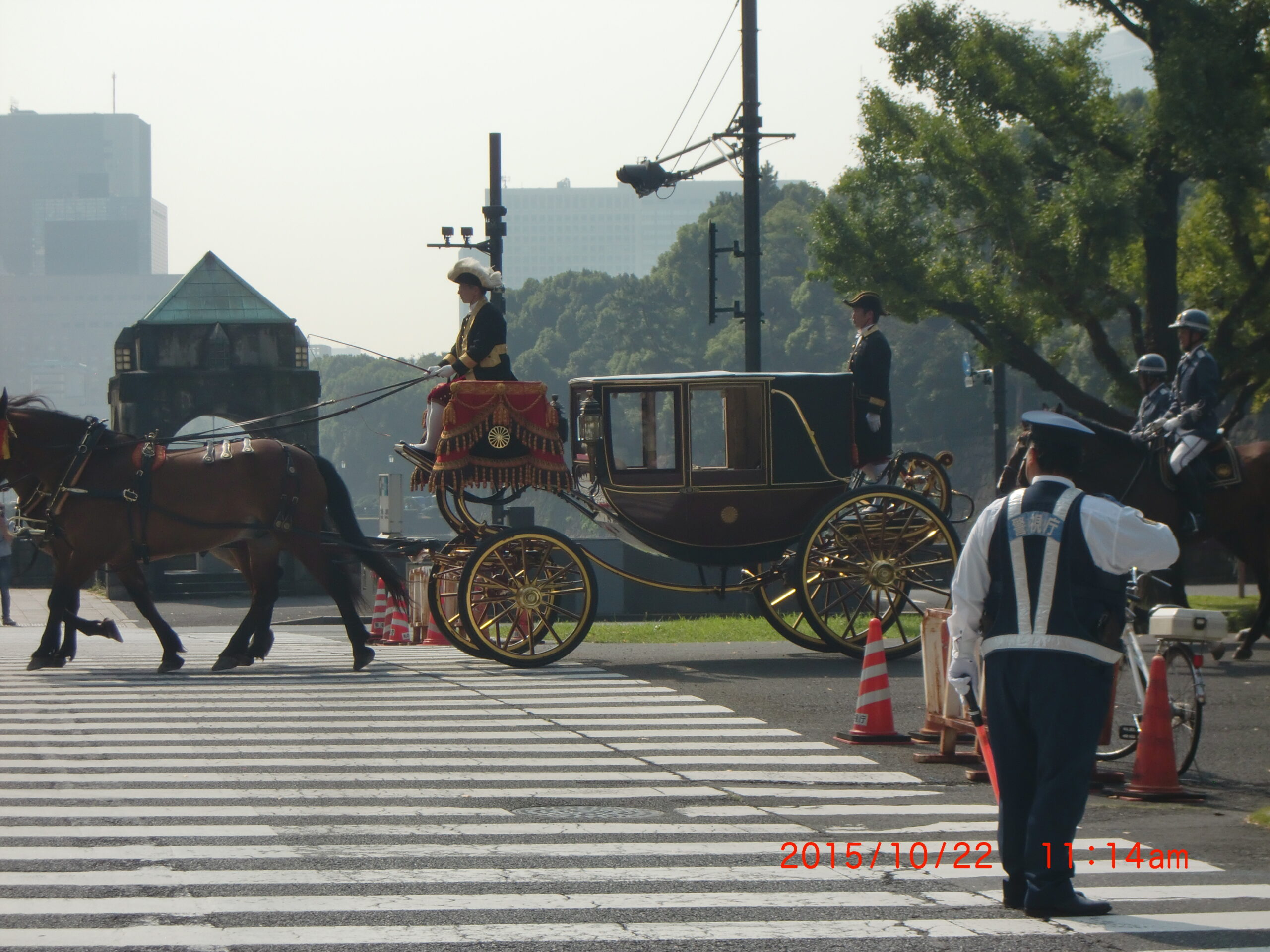 大使の信任状捧呈式の馬車